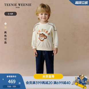 男宝宝休闲可爱长袖 TeenieWeenie 秋季 25年新款 卫衣 Kids小熊童装
