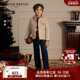 TeenieWeenie 翻领羽绒服 男童简约休闲风短款 Kids小熊童装 25年款