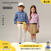 Kids小熊童装 纹棉衬衫 26春新款 学院风格 男女童经典 TeenieWeenie