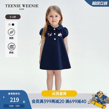 【菁英POLO】TeenieWeenie Kids小熊童装25年夏新款女宝连衣裙