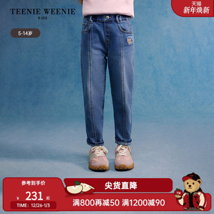 Kids小熊童装 长牛仔裤 25年款 女童休闲百搭时尚 新款 TeenieWeenie