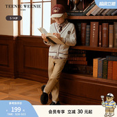 男童休闲风学院风V领针织开衫 TeenieWeenie 款 秋季 Kids小熊童装