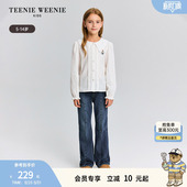 Kids小熊童装 衬衫 25年款 女童甜美蕾丝泡泡袖 秋冬季 TeenieWeenie