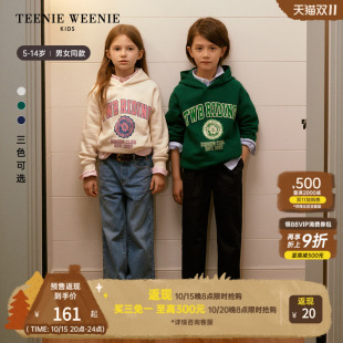 秋季 Kids小熊童装 TeenieWeenie 男女童套头印花加绒卫衣 预售