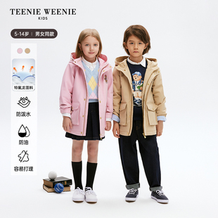 TeenieWeenieKids小熊童装 男女童连帽立领三防棉服外套 24年春新款