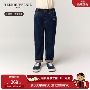 秋冬男女童加绒牛仔老爹裤 25年新款 Kids小熊童装 TeenieWeenie
