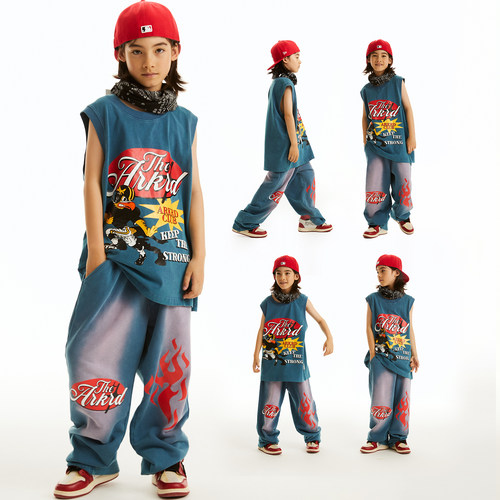 hiphop街舞演出服美式嘻哈