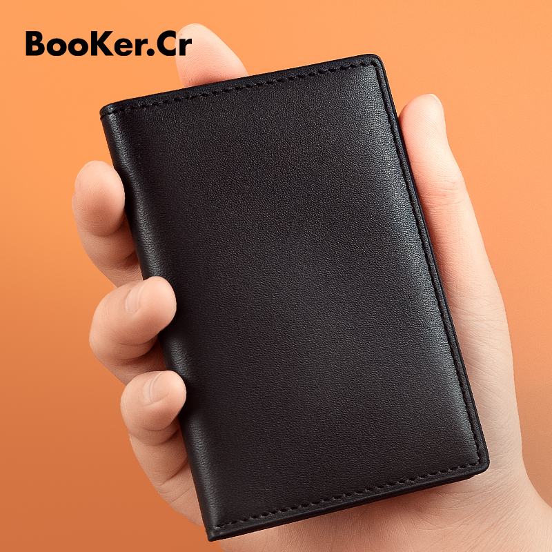 布克希尔BooKer.Cr头层牛皮卡夹