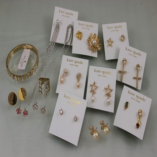 11EM 仅一批E2 中古货 KS打标品牌高端轻奢极锆超美耳钉手镯戒指