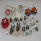 中古老货 6EA 仅此一批H2 高级感花朵适合夏天 耳钉项链戒指