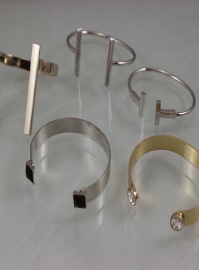 暗黑哥特小众设计嘻哈简约手镯