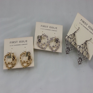 中古品牌货 宫廷经典老货轻奢高级感金属耳环 仅此一批D2-4DH