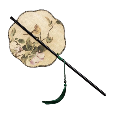 丝艺堂古风腰扇折扇可折叠易携带