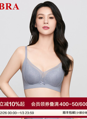 【风巢杯】安莉芳旗下E-BRA网纱透气内衣女士大胸显小文胸KB00270