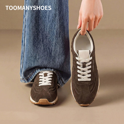 Toomanyshoes厚底德训鞋子阿甘鞋