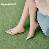 Toomanyshoes通勤俏佳人尖头高跟鞋 主播推荐