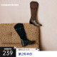 明星同款 Toomanyshoes时髦打卡西部靴女高跟骑士靴