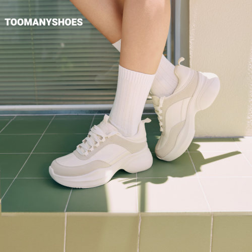 Toomanyshoes26冬新款棉花糖厚底轻盈舒适时尚休闲鞋老爹鞋小白鞋