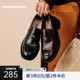 Toomanyshoes女鞋 复古厚底乐福鞋 2025新款 西岸剧院英伦风jk小皮鞋