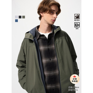 男装防风摇粒绒拉链连帽开衫/长袖外套25秋冬新款481182