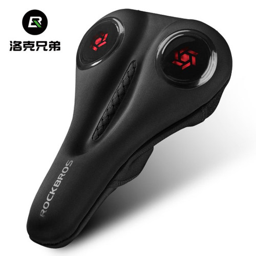洛克兄弟自行车坐垫套加厚硅胶