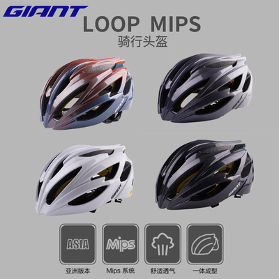 捷安特LOOP系列吸汗透气骑行头盔