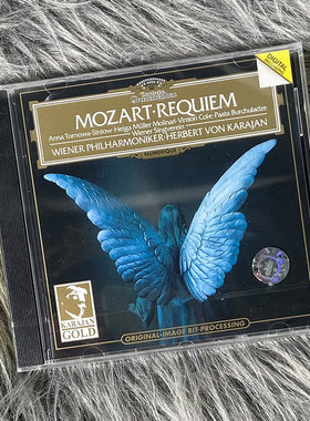 现货正版 Mozart Requiem 莫扎特 安魂曲 卡拉扬 CD唱片 4390232