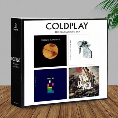 欧版现货正版 酷玩乐队套装专辑 Coldplay catalogue set 4CD唱片