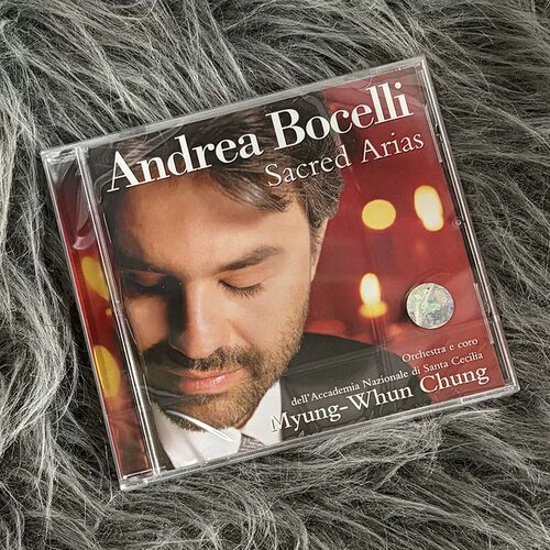 原装进口 安德烈波切利 :Andrea Bocelli SACRED ARIAS CD唱片