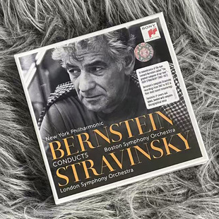 6CD唱片 伯恩斯坦指挥斯特拉文斯基作品 19439854202 进口 原装