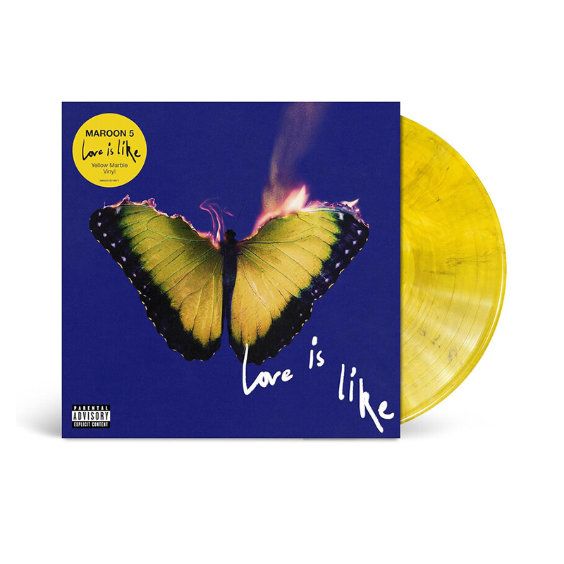 现货正版 Maroon5魔力红专辑 Love Is Like LP黑胶唱片 黄胶 彩胶