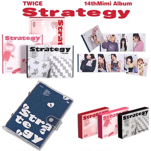 Twice 迷你14辑 Strategy 官方正版小卡贴纸写真集歌词本海报周边