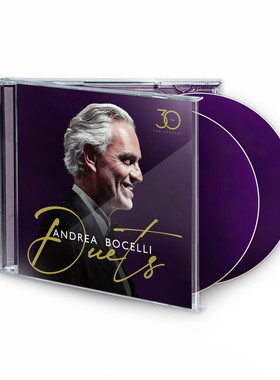 安德烈波切利 Andrea Bocelli Duets 对唱经典 30周年 2CD唱片
