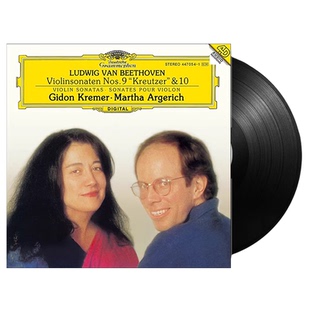 现货正版 贝多芬 小提琴与钢琴奏鸣曲 LP黑胶唱片 阿格里奇克雷默