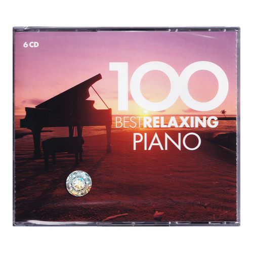 原装进口 百分百舒心钢琴曲 100 Best Relaxing piano 6CD唱片