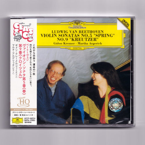 原装进口 DG 贝多芬 第五和第九小提琴奏鸣曲 UHQCD唱片 日版碟片