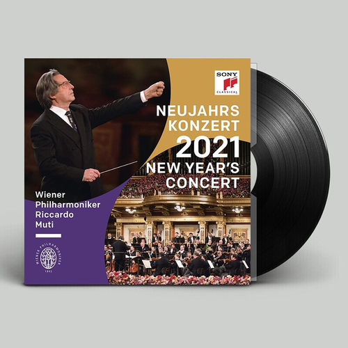 现货正版 2021维也纳新年音乐会 3LP黑胶唱片 穆蒂 19439840191