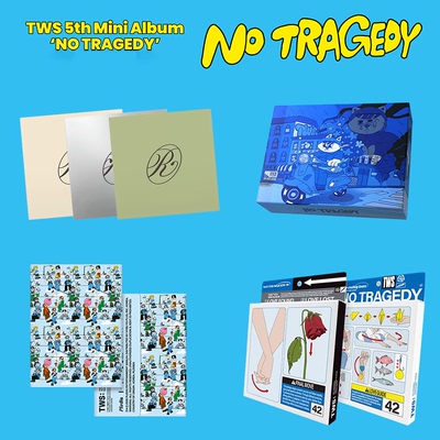 官方正版 TWS 吐司专辑 迷你5辑 NO TRAGEDY 小卡海报写真集周边