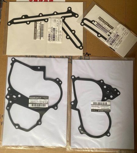 适用于英菲尼迪FX35G25G35G37正时盖回油道垫片Q50正时垫片电磁阀