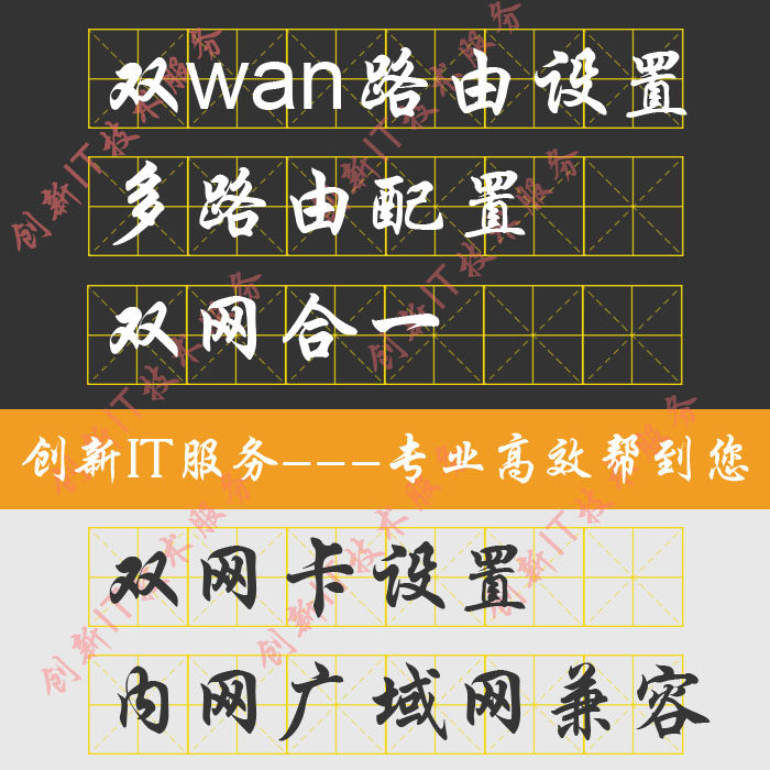 双wan路由配置 双网互通 内网公网广域网合一双网卡设置同时上网