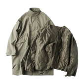 U家同款 城市机能防风防水立领大衣可拆卸内胆M65风衣外套男通勤潮