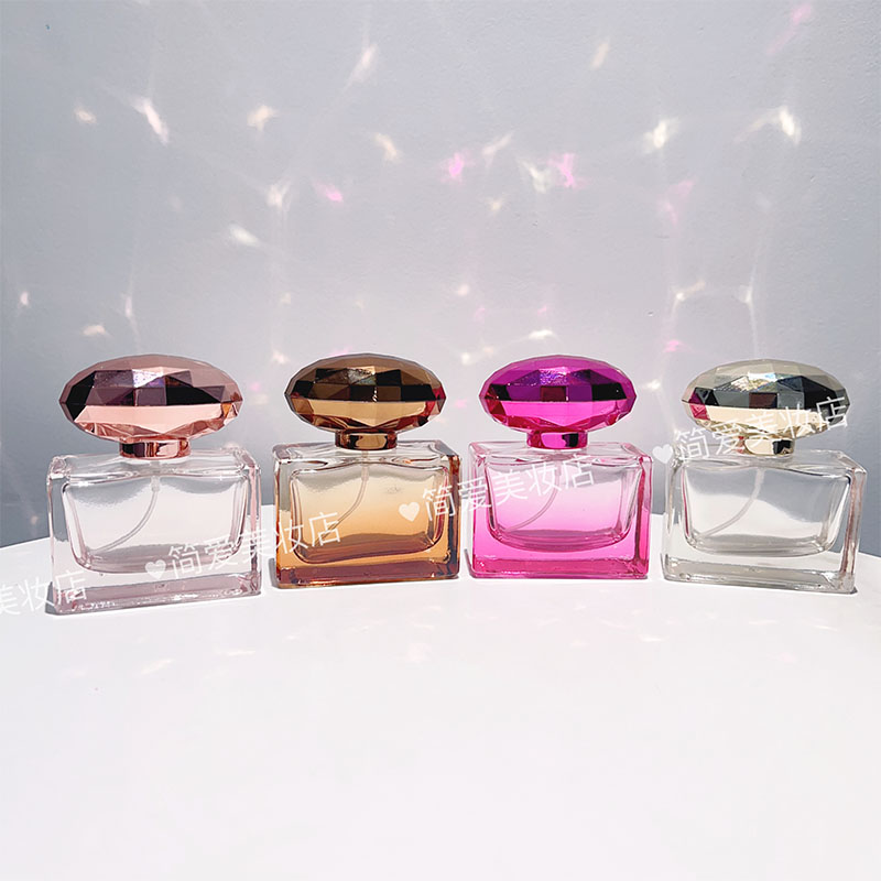 香水分装瓶彩色按压喷雾瓶高档小样瓶化妆品替换瓶空瓶30毫升便携