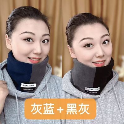 围脖冬季女护颈椎脖套奥利绒