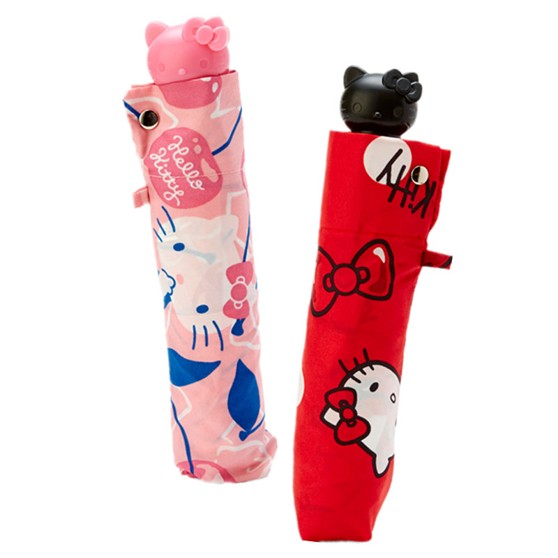 日本三丽鸥现货HelloKitty折叠雨伞三折女孩卡通猫头手柄随身便携在类目 居家日用, 伞/雨具/防雨/防潮, 伞中 - 来自Buy2taobao.com提供专业的淘宝代购服务