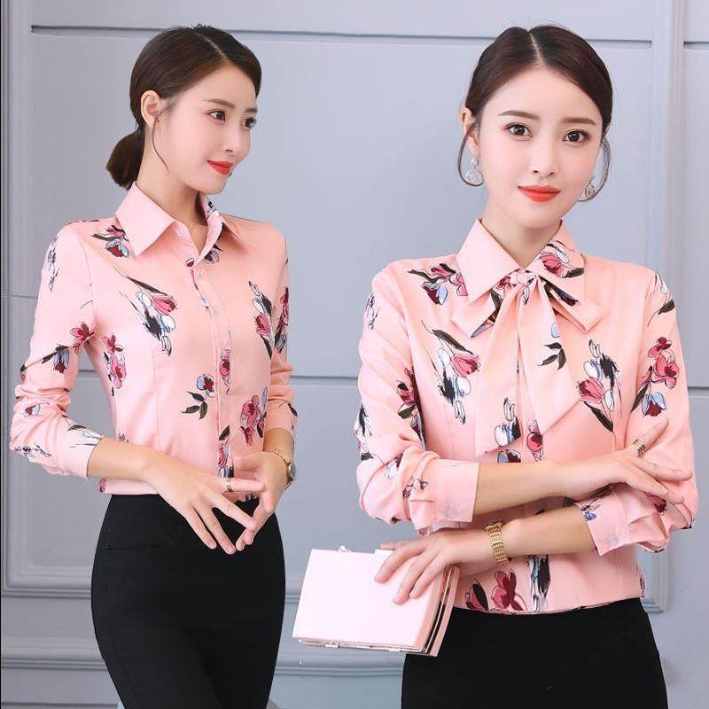 襯衫女長袖襯衣女秋裝印花襯衣女韓版修身翻領雪紡襯衣女裝在類目 女裝/女士精品, 襯衫中 - 來自Buy2taobao.com提供專業的淘寶代購服務