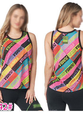 ZW新款 舞蹈服健身跑步运动宽松短款背心 速干透气排汗网眼2642