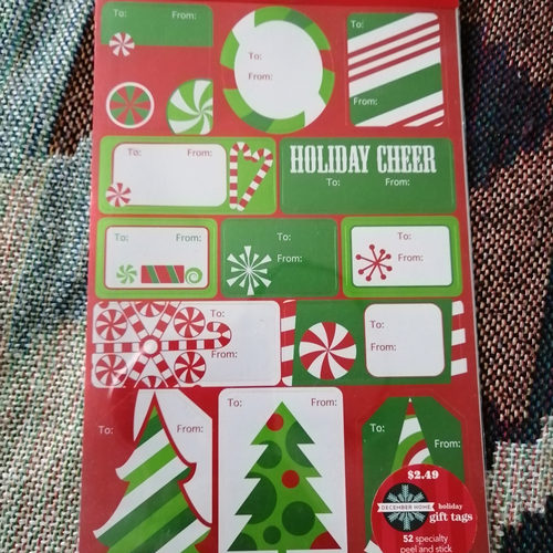 欧单大牌 圣诞tag贴烘培封口贴礼物贴标签贴名字贴52贴一套A