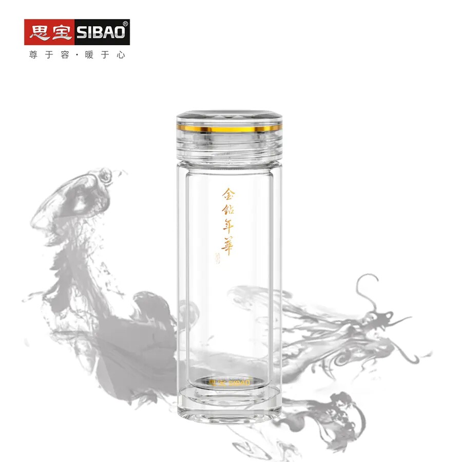 思宝玻璃杯-金钻年华(顺丰包邮)