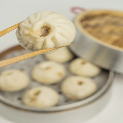 杭州桐庐毕浦小笼包老面发酵嵊州风味早餐小吃纯手工小包子速食