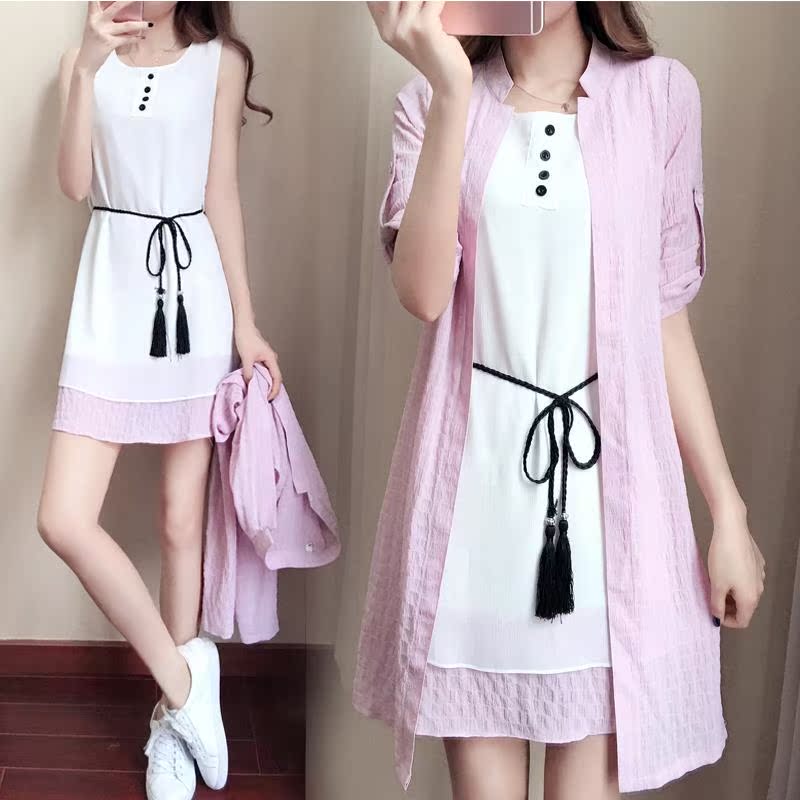 胖mm夏装2019新款大码女装显瘦遮肚子连衣裙藏肉微胖洋气套装减龄在类目 女装/女士精品, 大码女装中 - 来自Buy2taobao.com提供专业的淘宝代购服务